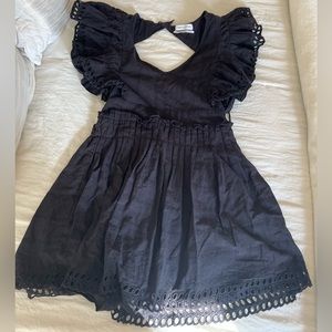 Urban Outfitter Black Eyelit Dress